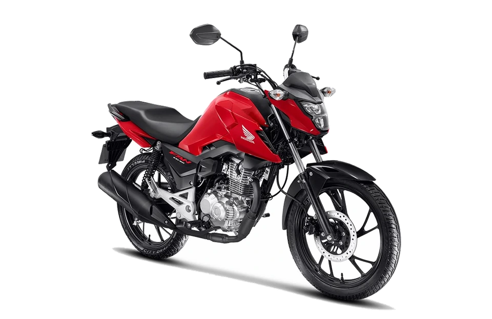 Honda CG 160 Fan vermelha